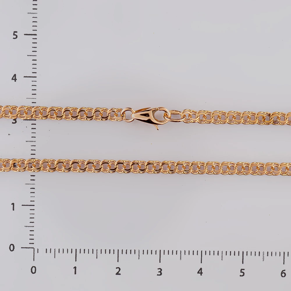 Цепь из красного золота 585 пробы