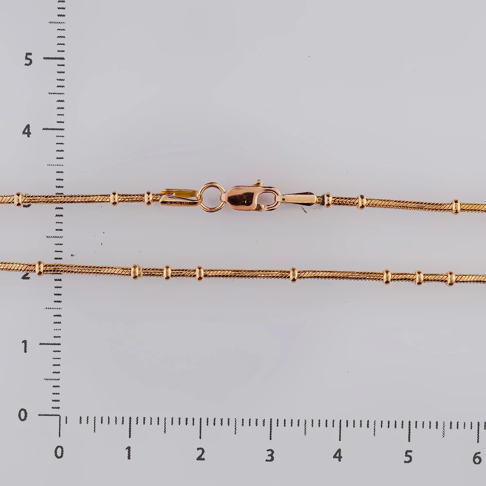 Цепь из красного золота 585 пробы