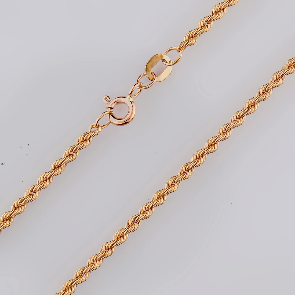 Цепь из красного золота 585 пробы