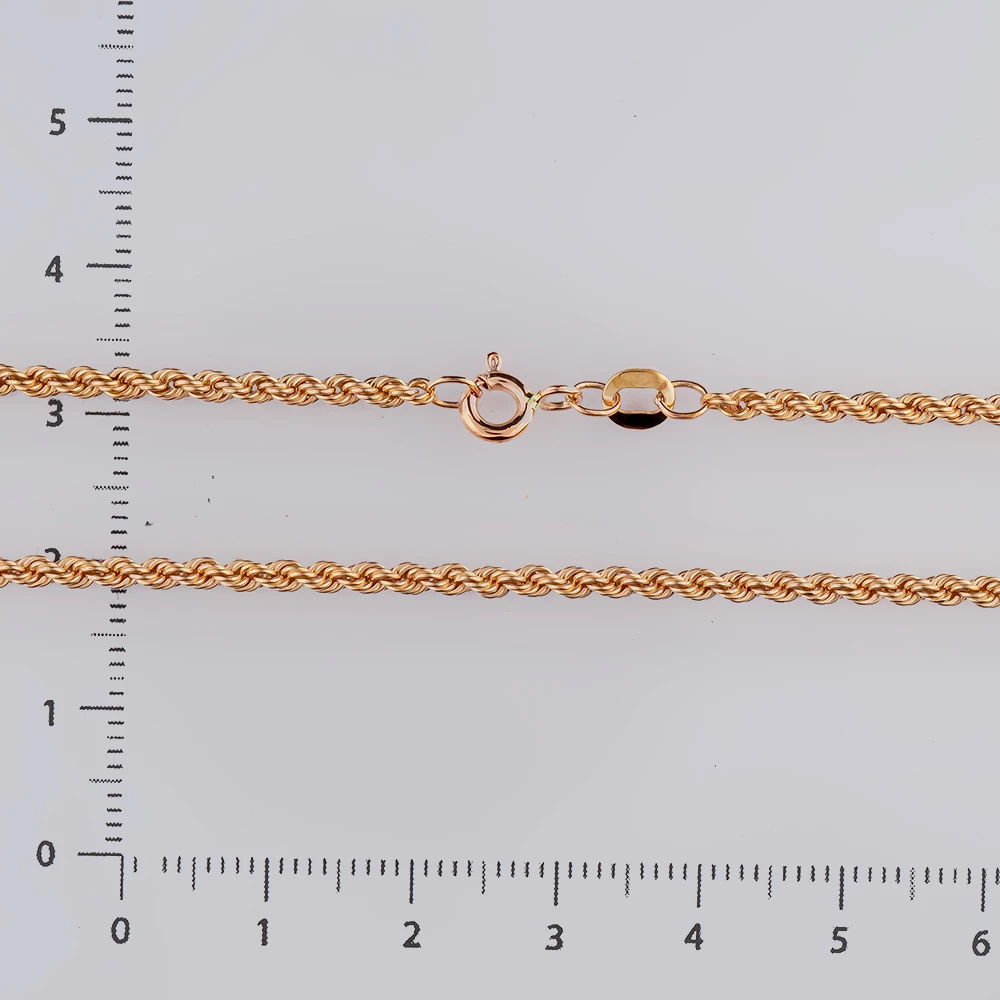 Цепь из красного золота 585 пробы