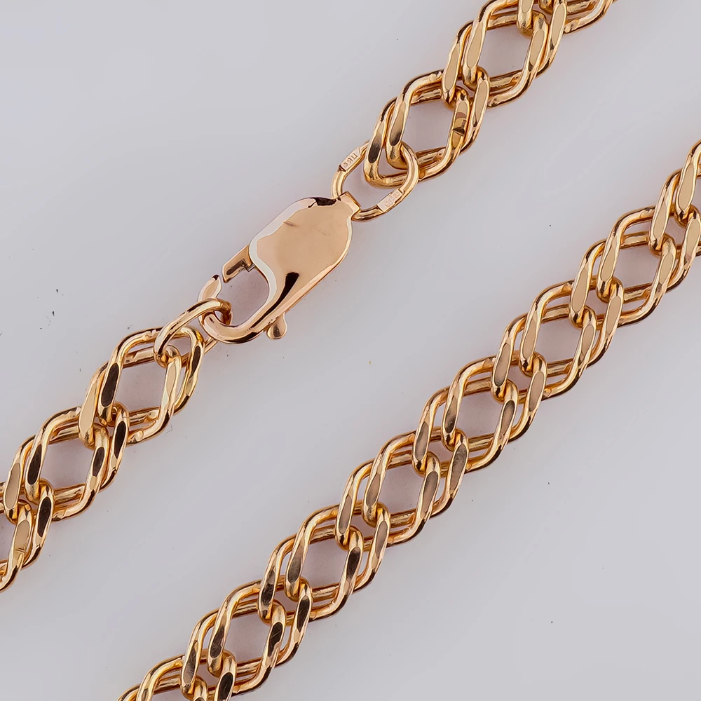 Цепь из красного золота 585 пробы