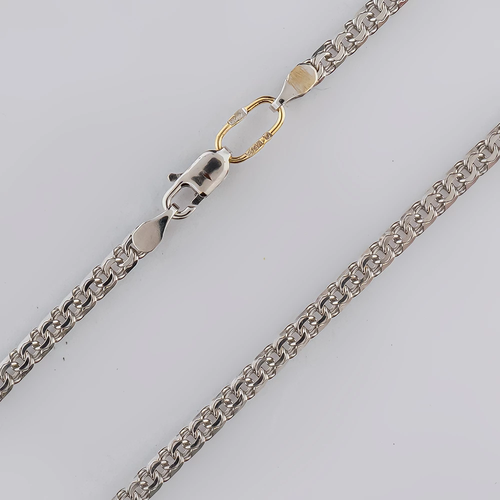 Цепь из белого золота 585 пробы