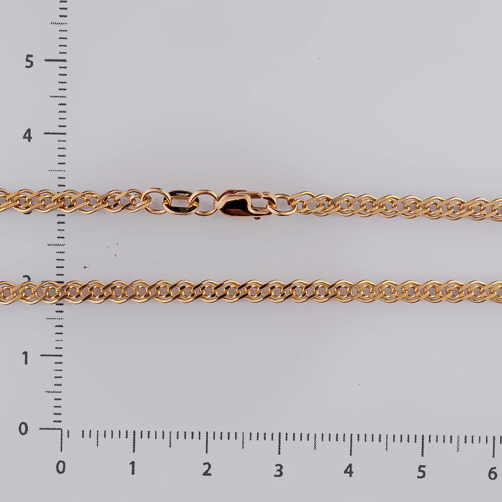 Цепь из красного золота 585 пробы