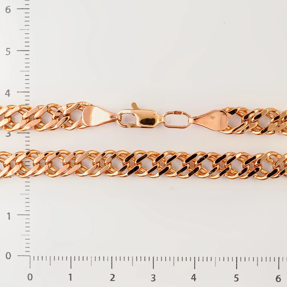 Цепь из красного золота 585 пробы