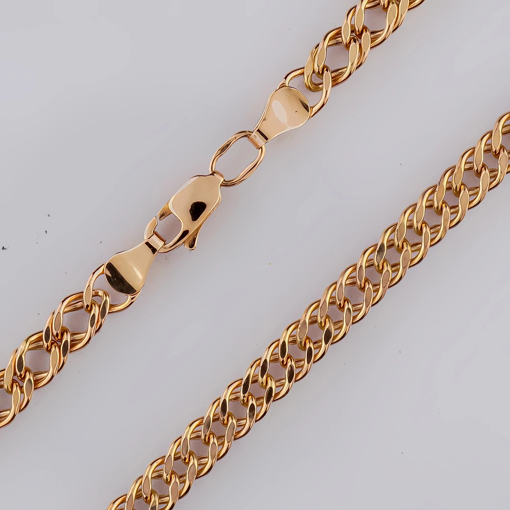 Цепь из красного золота 585 пробы