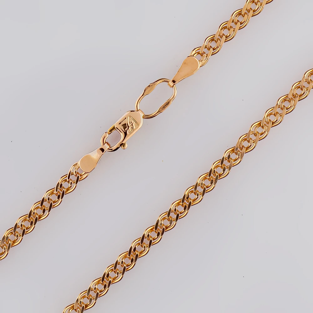 Цепь из красного золота 585 пробы