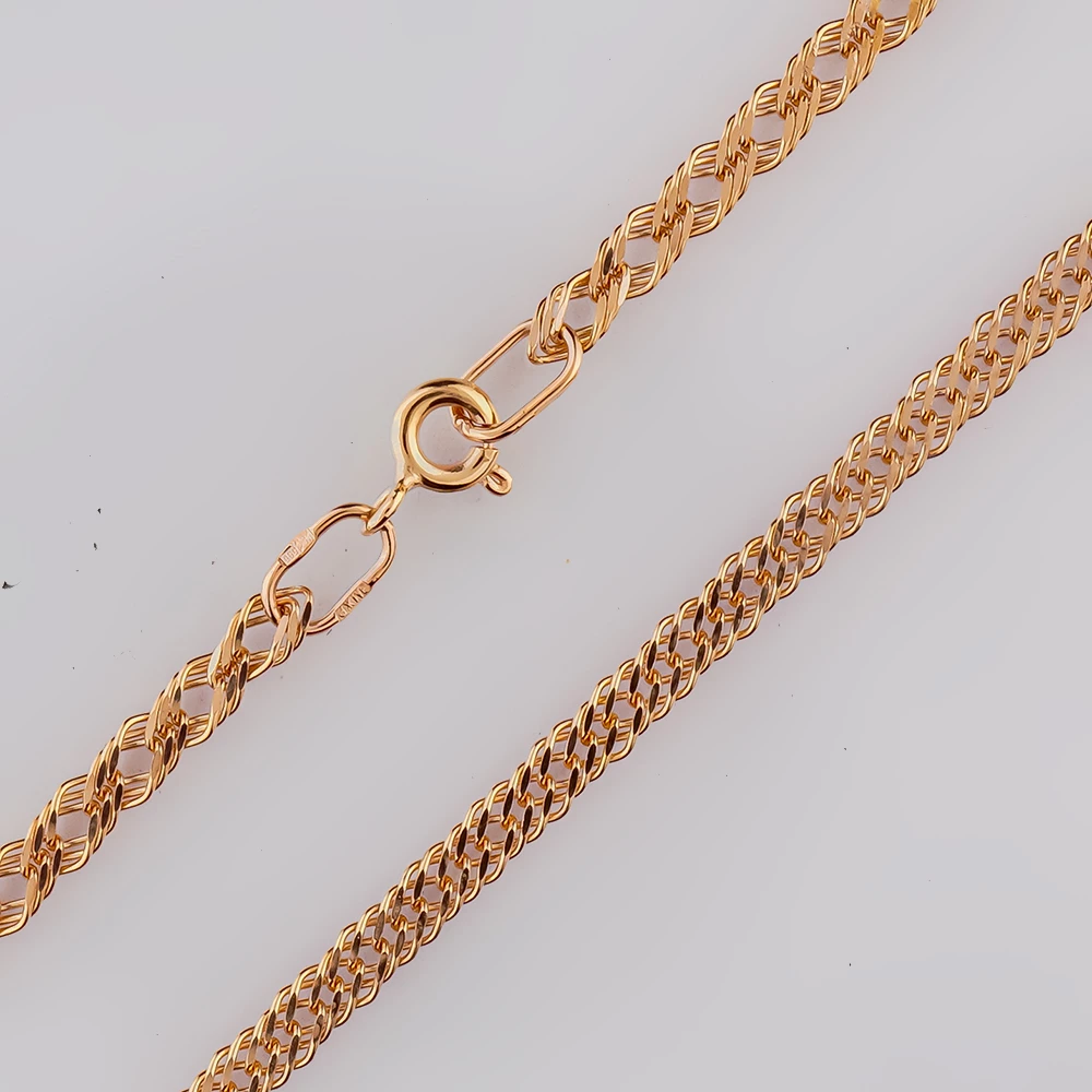 Цепь из красного золота 585 пробы