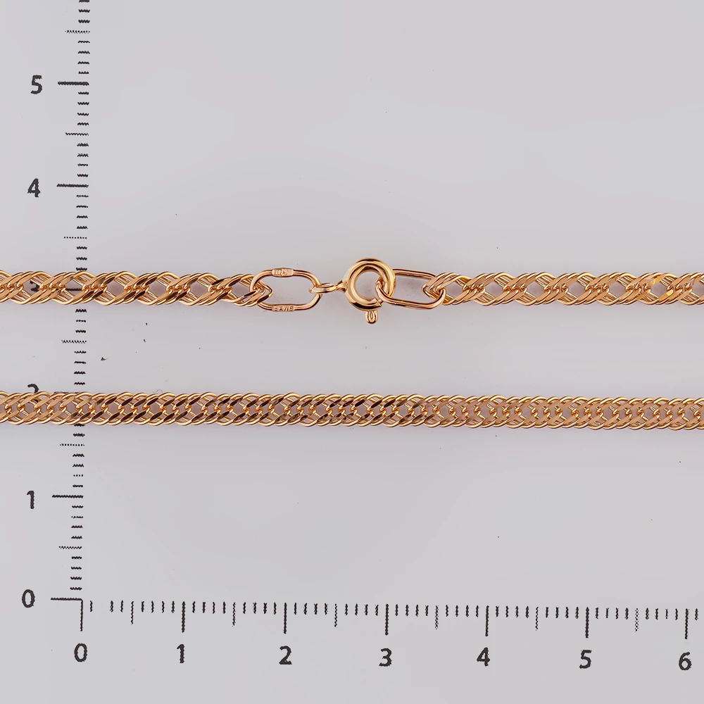Цепь из красного золота 585 пробы