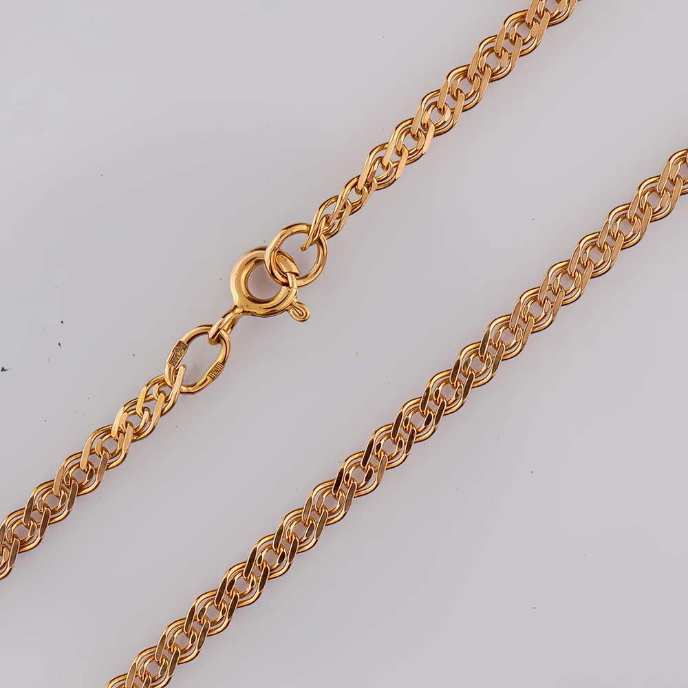 Цепь из красного золота 585 пробы