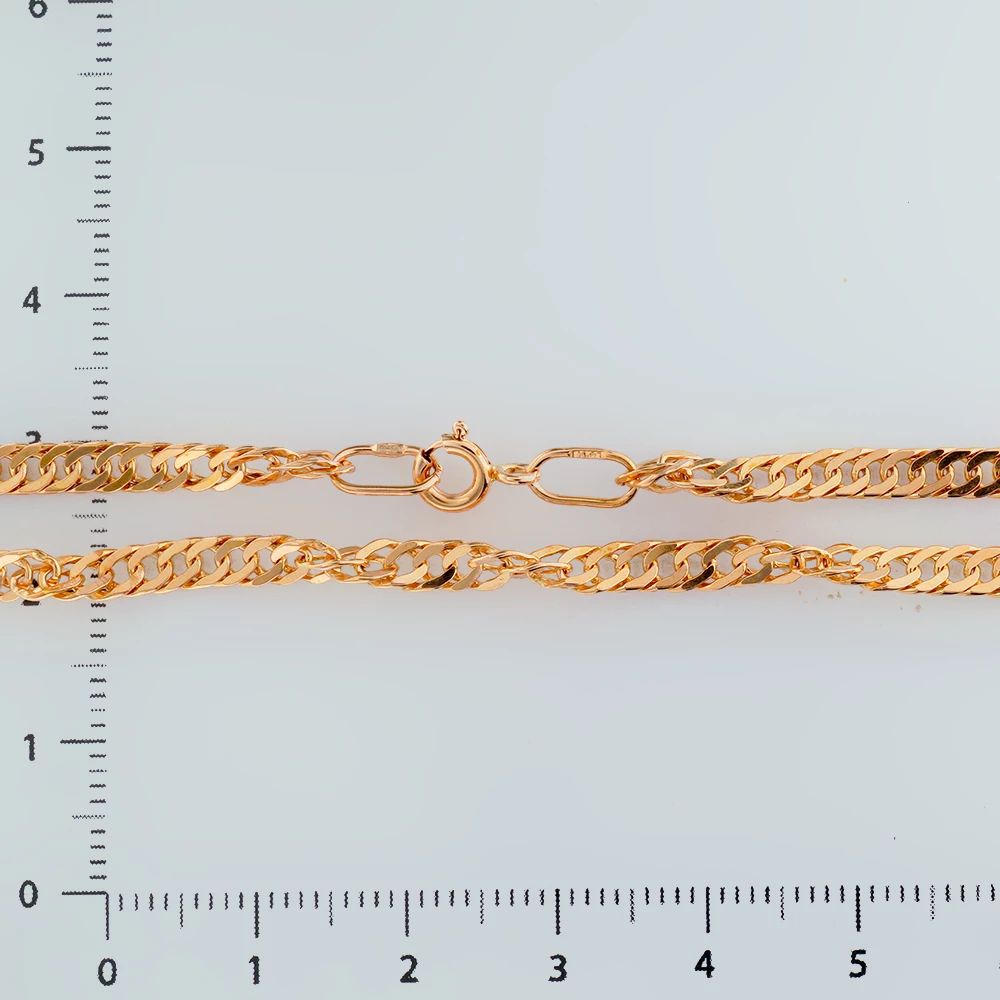 Цепь из красного золота 585 пробы