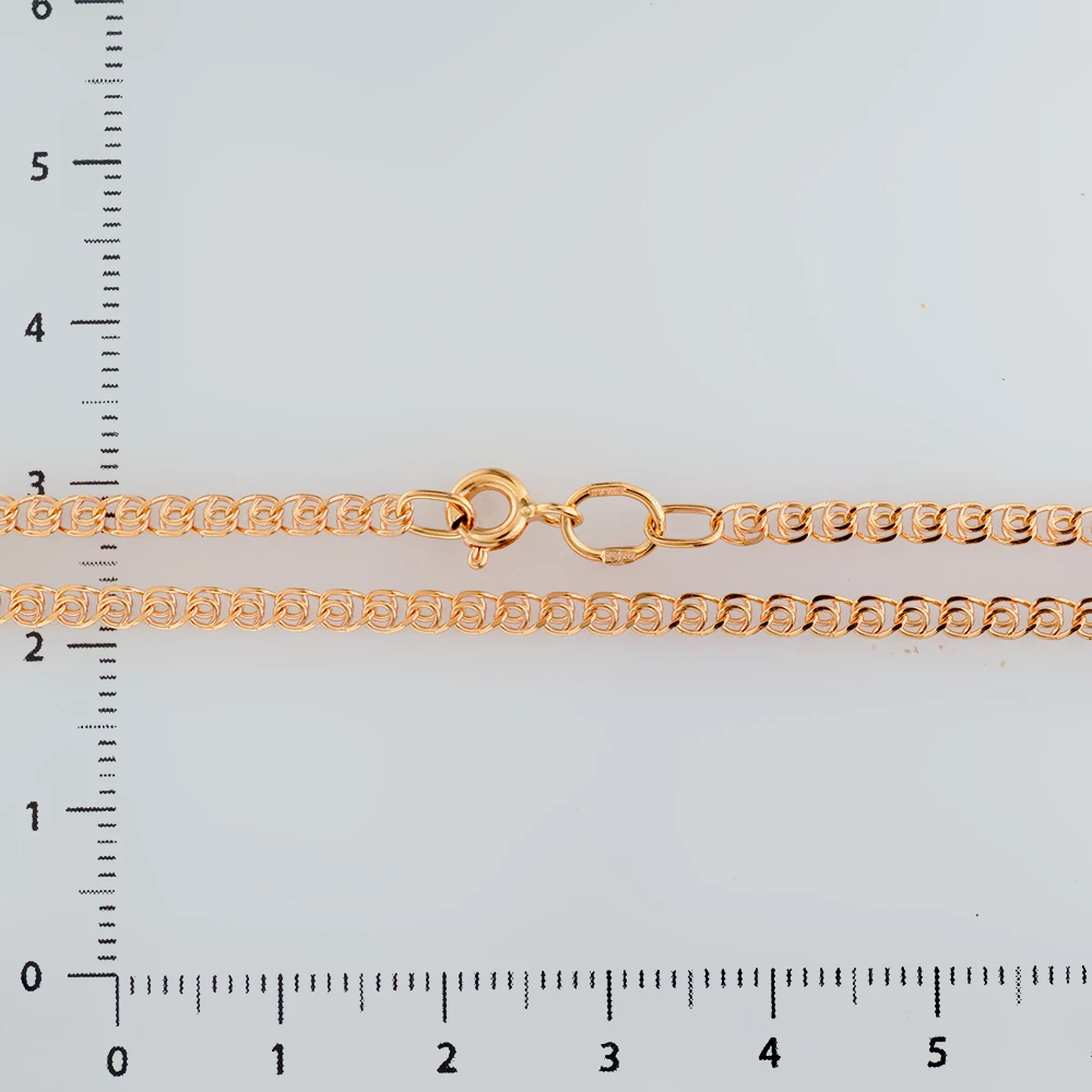 Цепь из красного золота 585 пробы