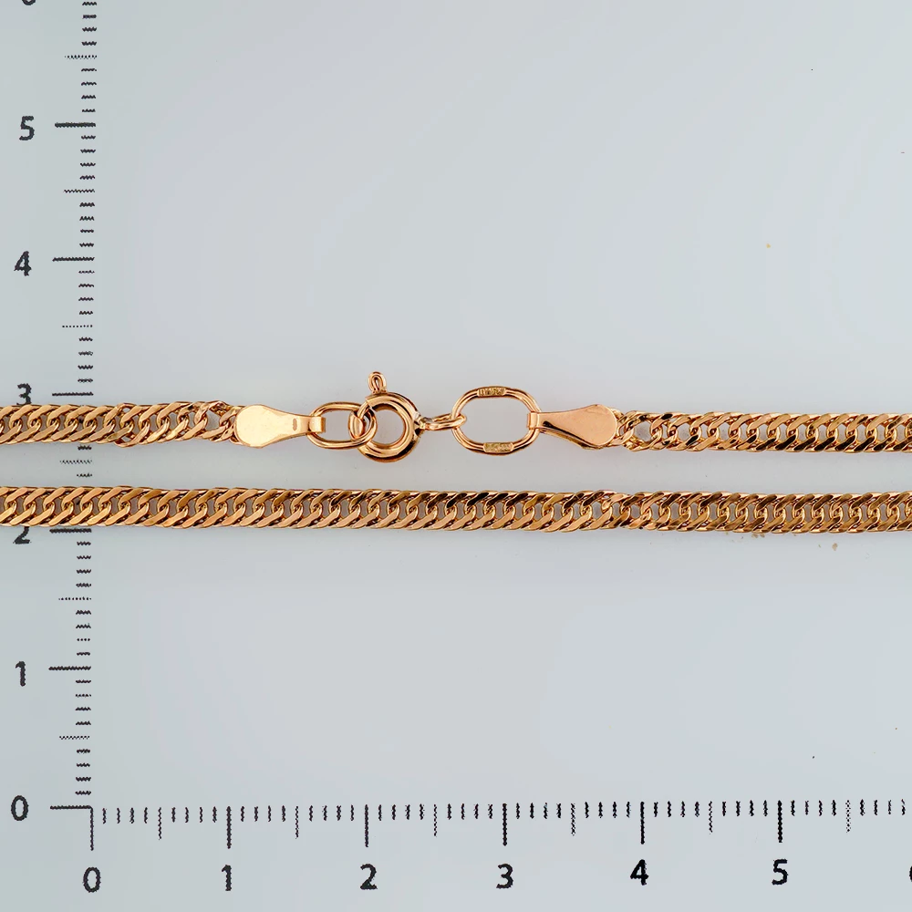 Цепь из красного золота 585 пробы