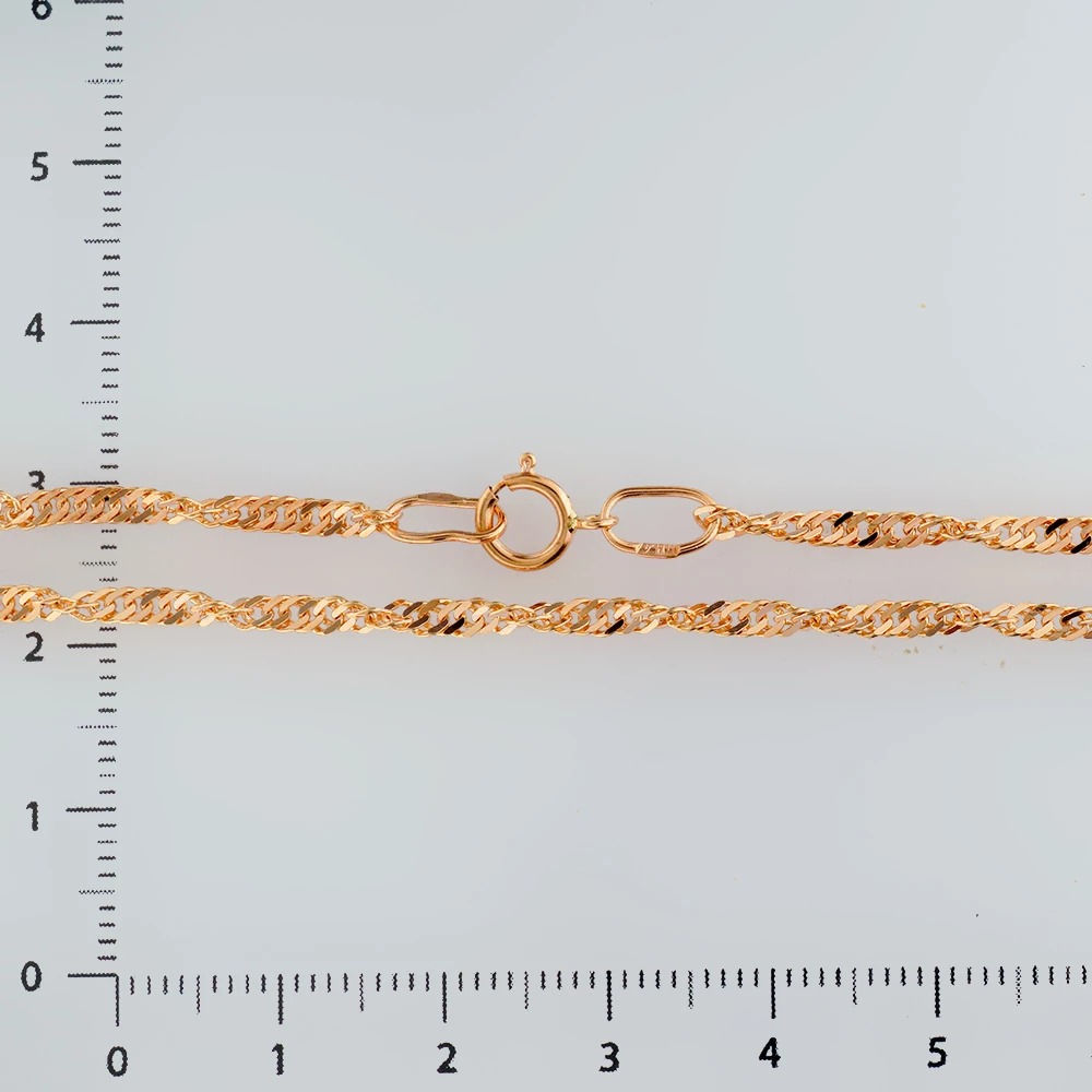 Цепь из красного золота 585 пробы