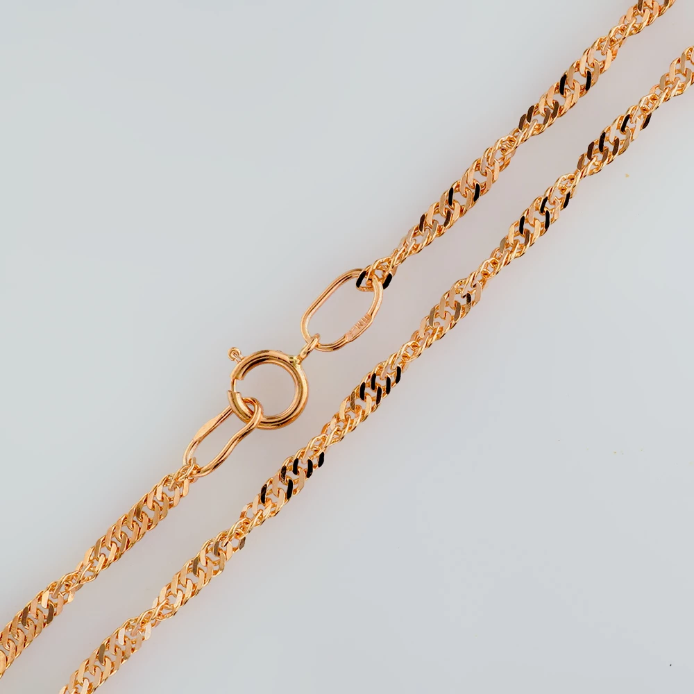 Цепь из красного золота 585 пробы