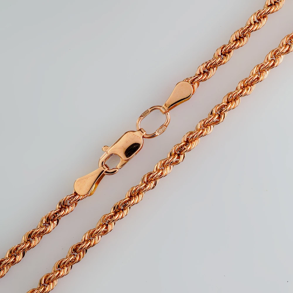 Цепь из красного золота 585 пробы