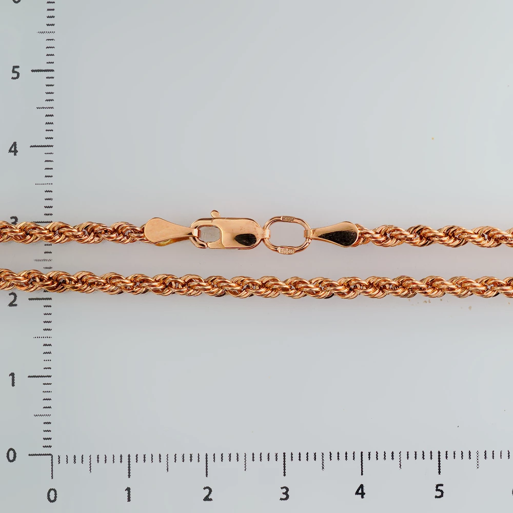 Цепь из красного золота 585 пробы