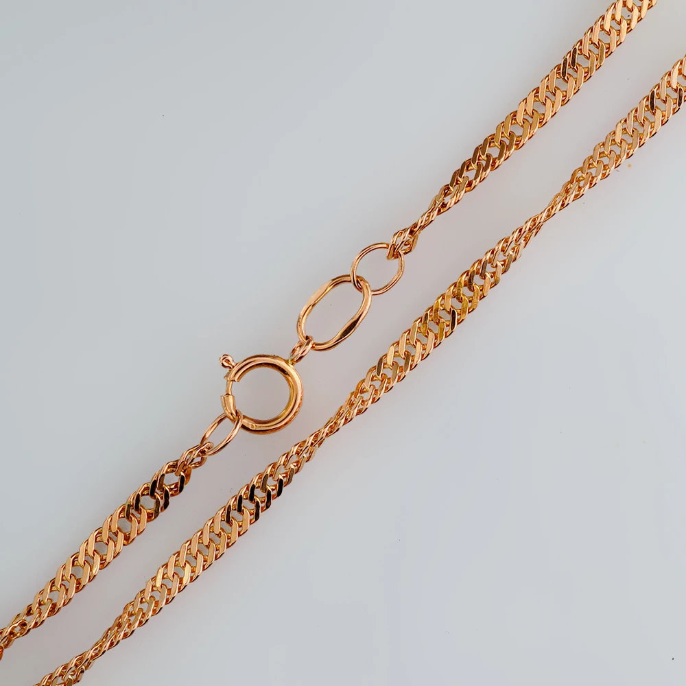 Цепь из красного золота 585 пробы