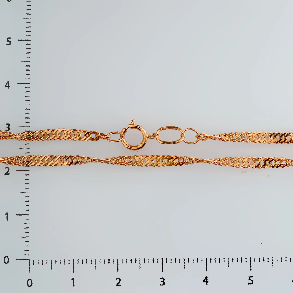 Цепь из красного золота 585 пробы