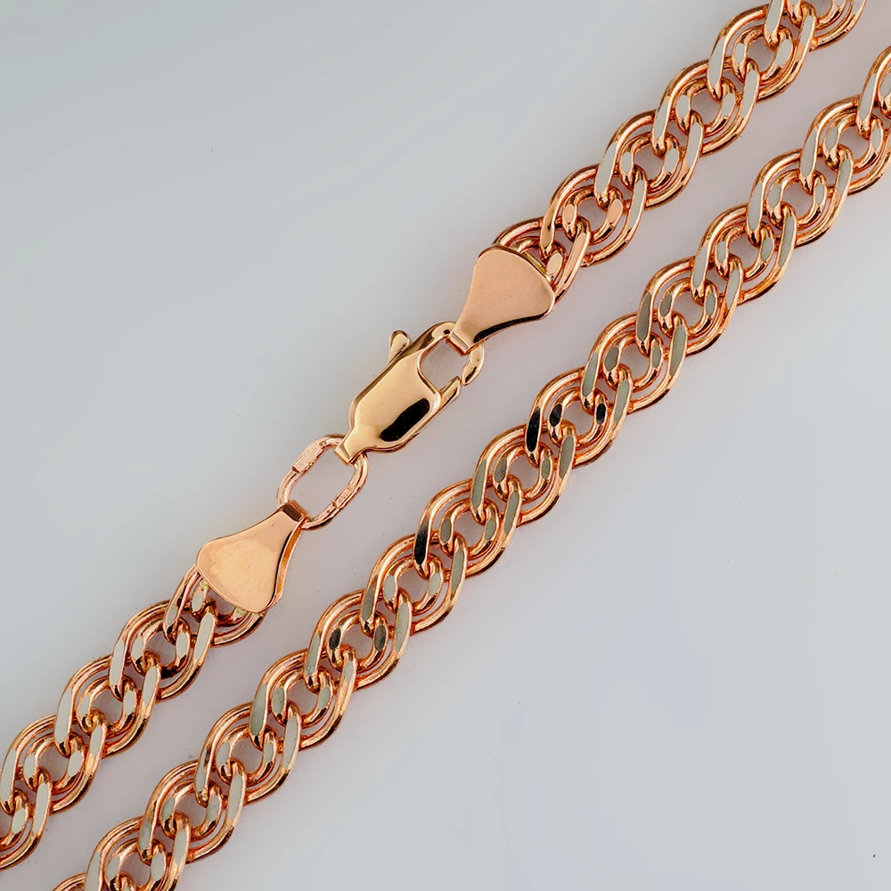 Цепь из красного золота 585 пробы