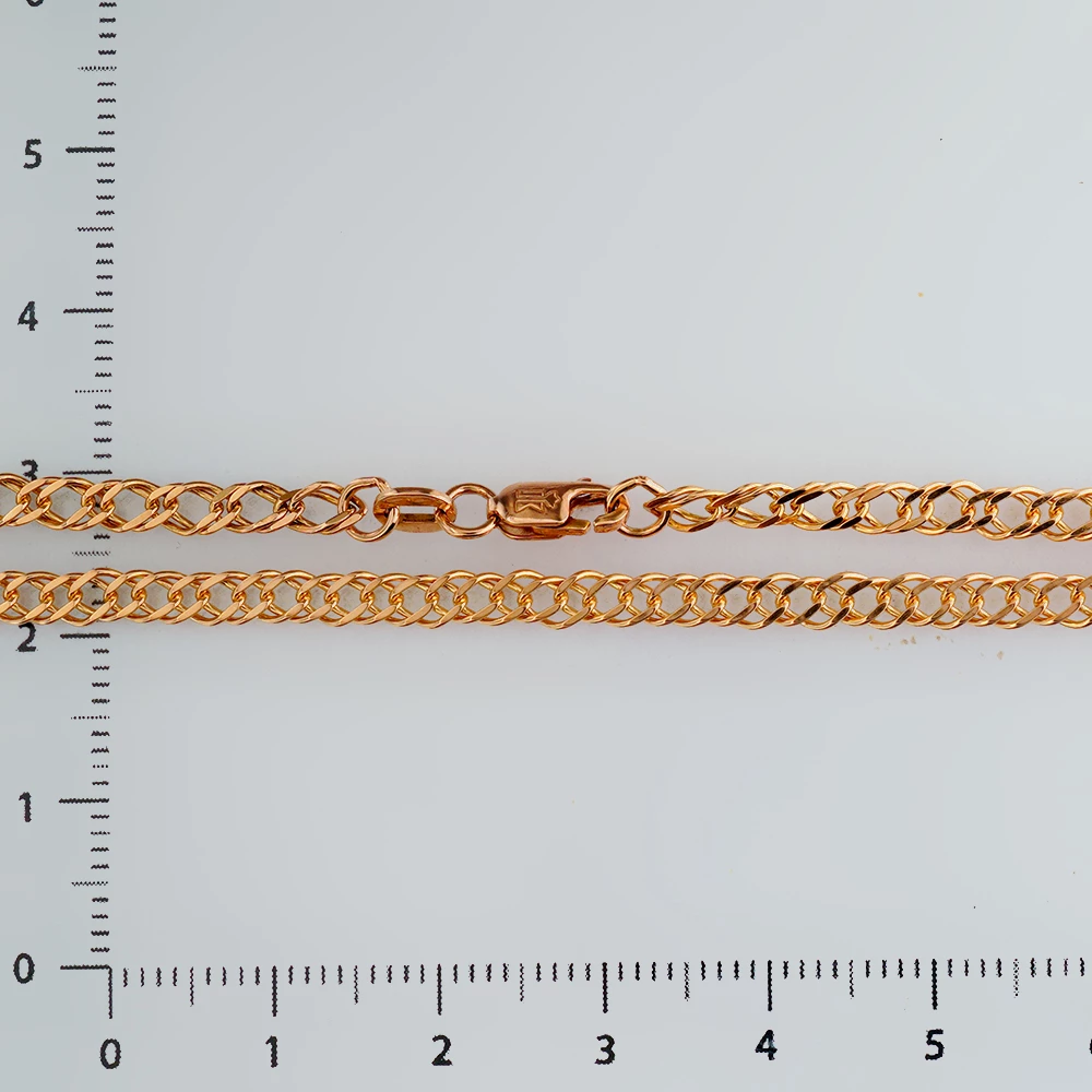 Цепь из красного золота 585 пробы