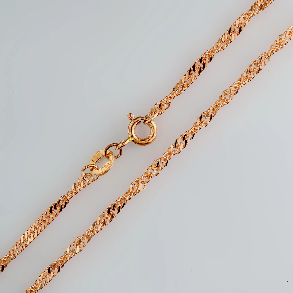 Цепь из красного золота 585 пробы