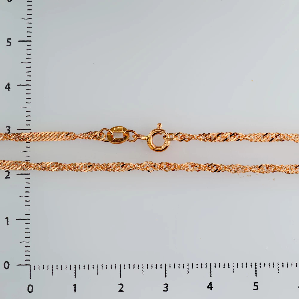 Цепь из красного золота 585 пробы