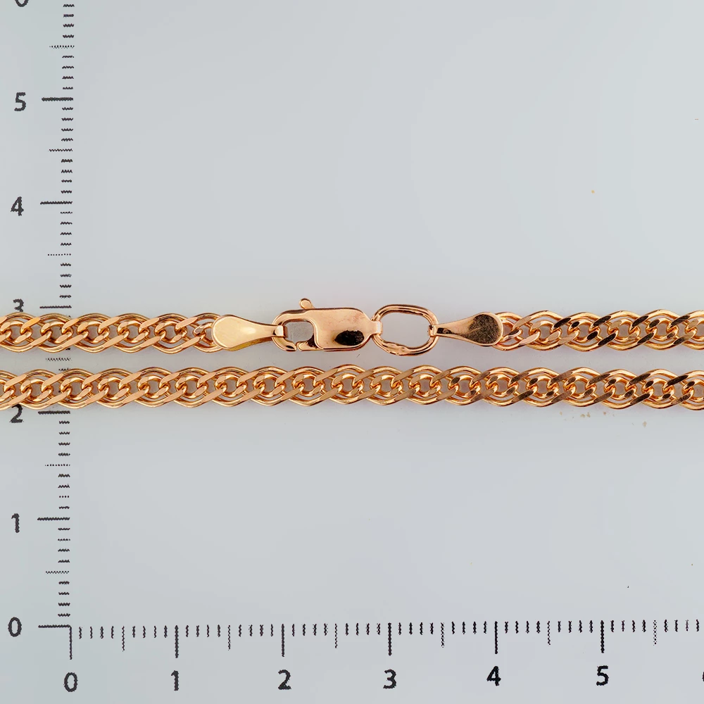Цепь из красного золота 585 пробы