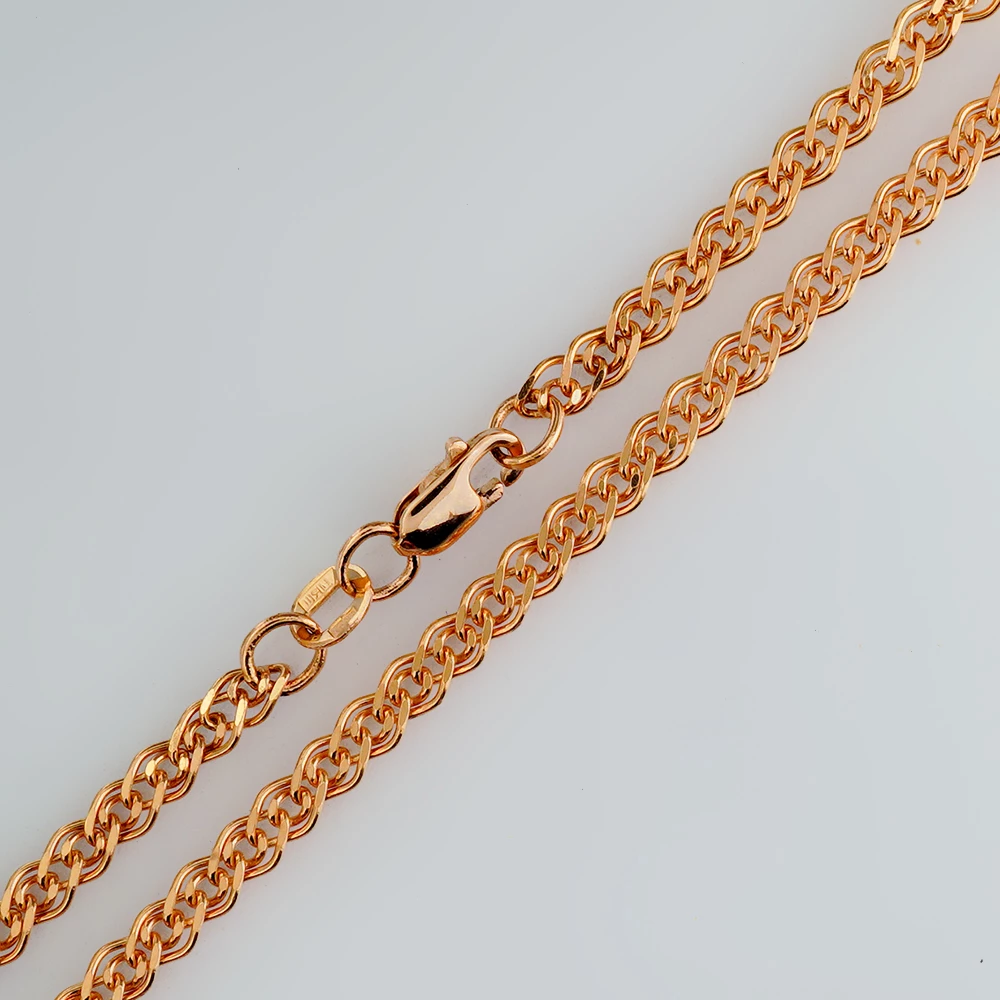 Цепь из красного золота 585 пробы