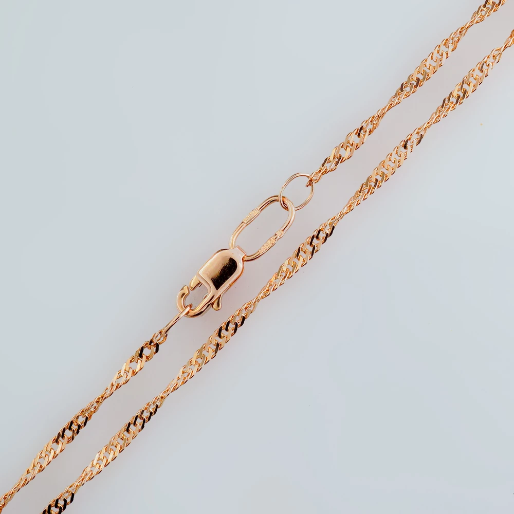 Цепь из красного золота 585 пробы