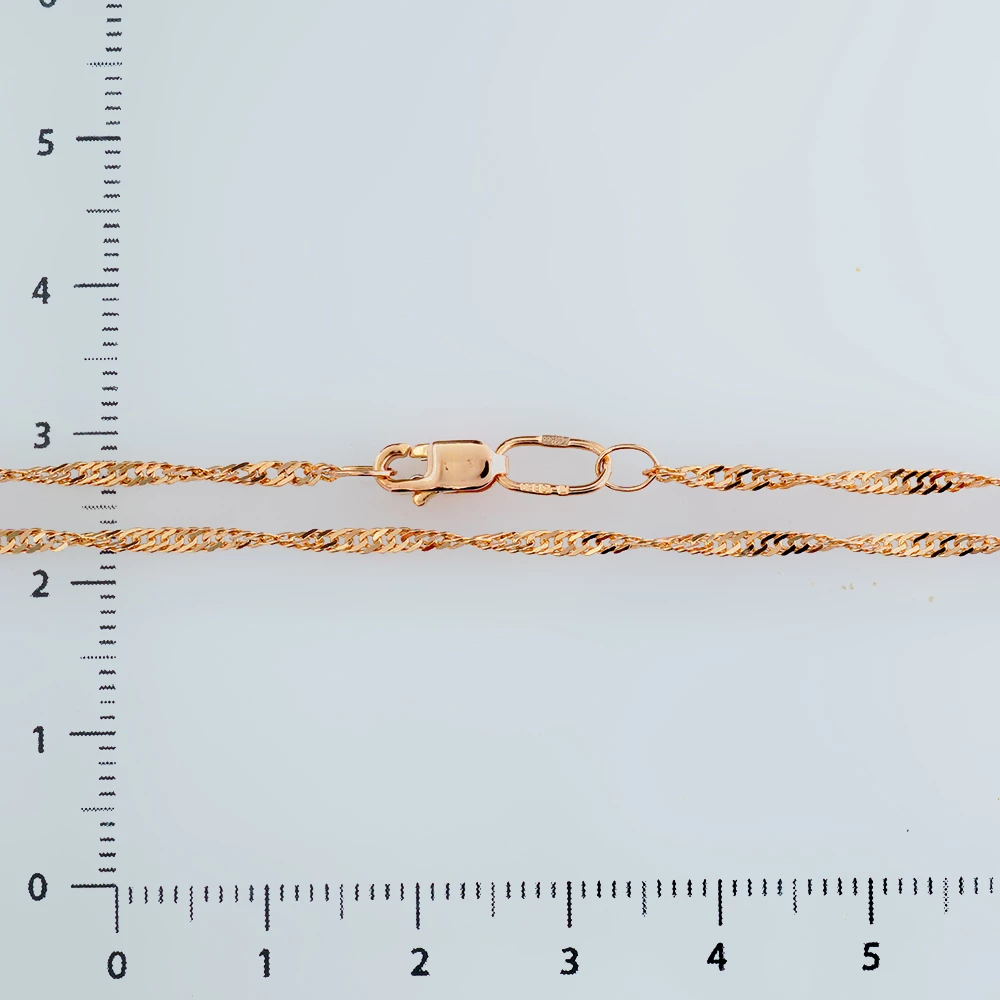 Цепь из красного золота 585 пробы