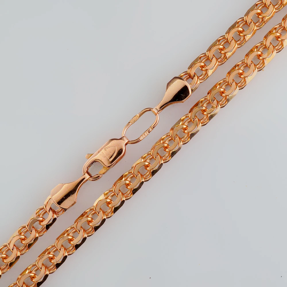 Цепь из красного золота 585 пробы