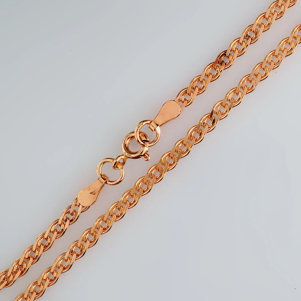 Цепь из красного золота 585 пробы
