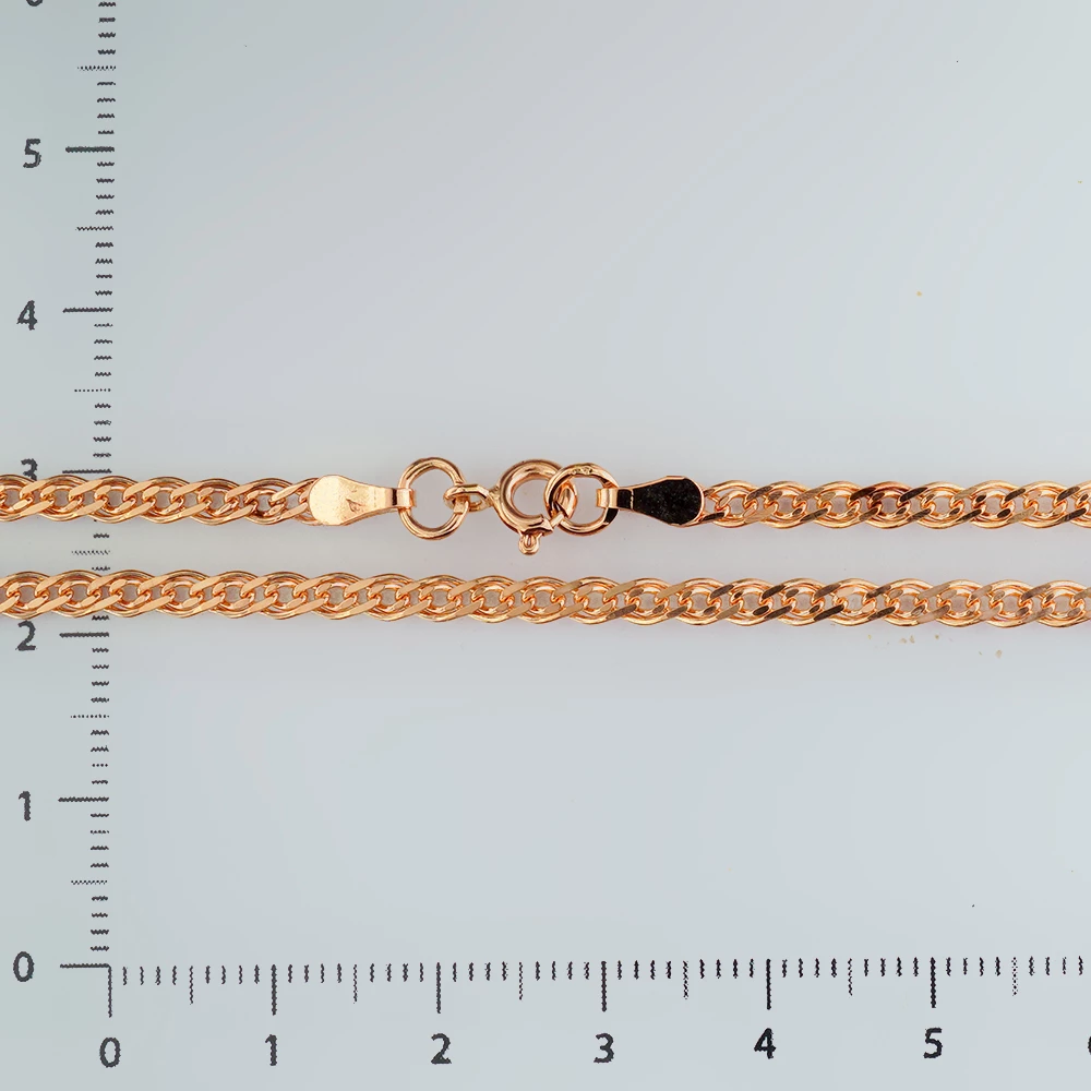 Цепь из красного золота 585 пробы