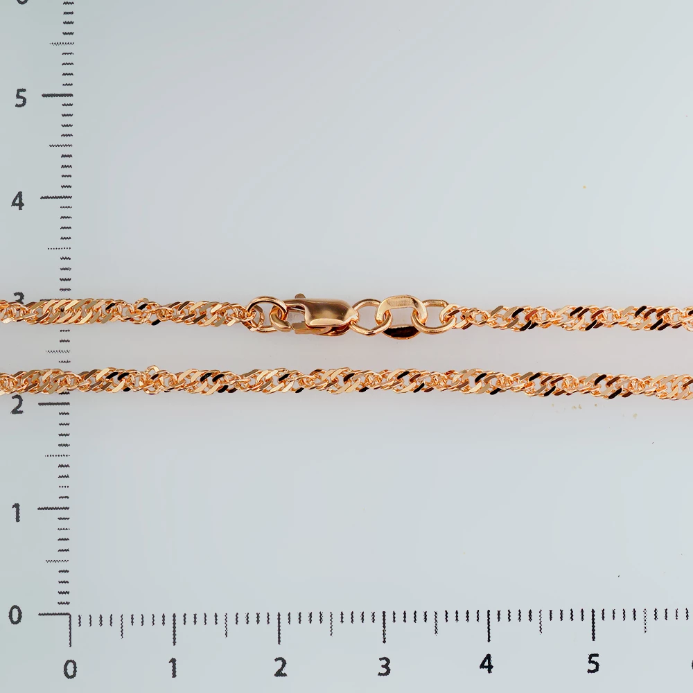 Цепь из красного золота 585 пробы