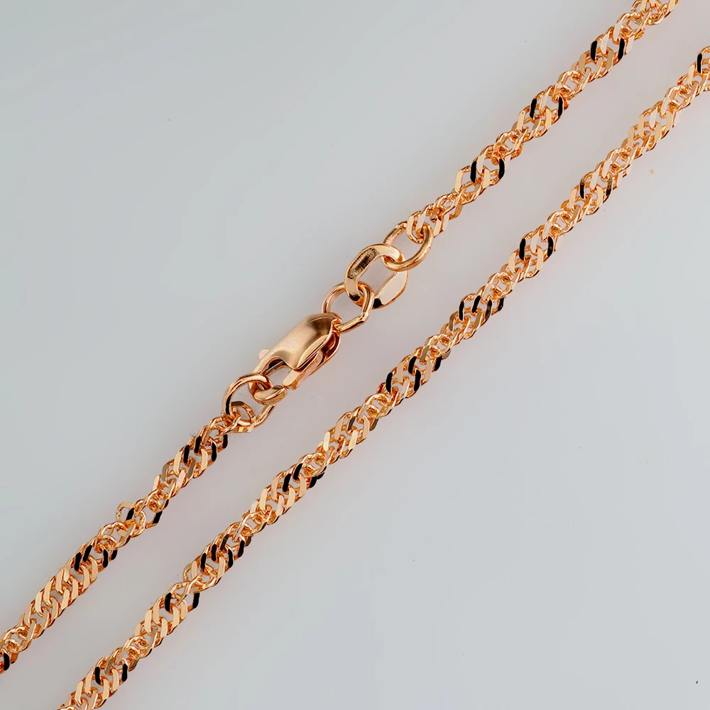 Цепь из красного золота 585 пробы