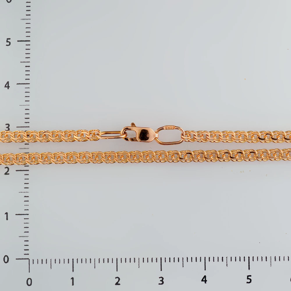 Цепь из красного золота 585 пробы