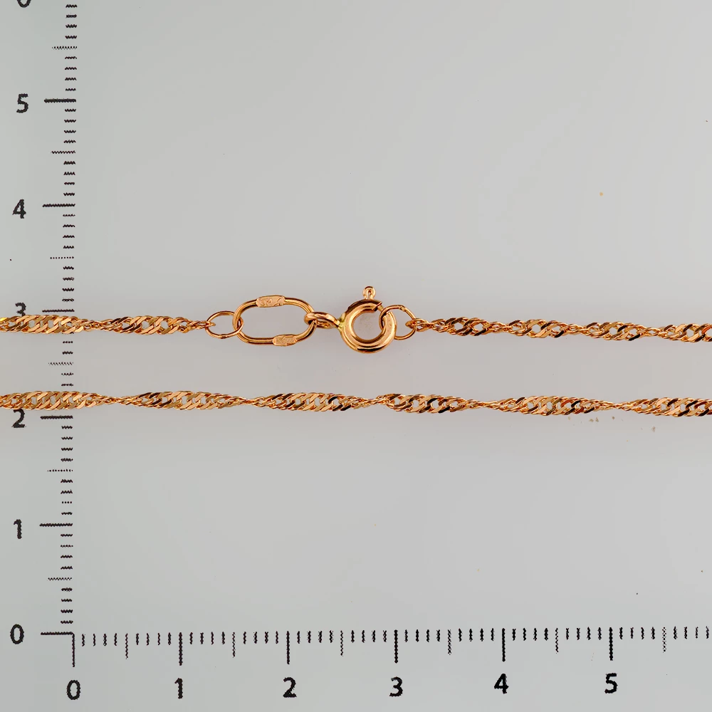 Цепь из красного золота 585 пробы