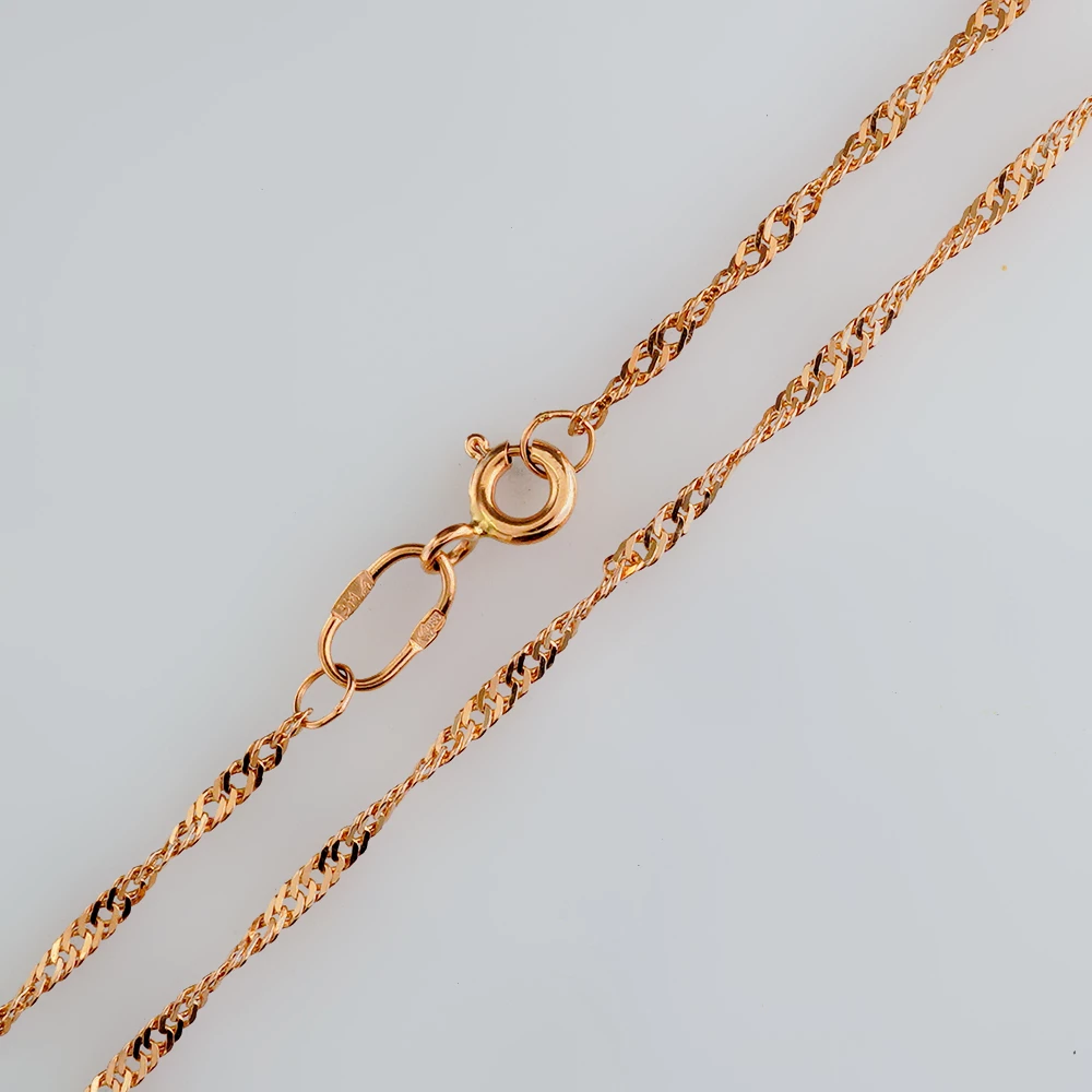 Цепь из красного золота 585 пробы