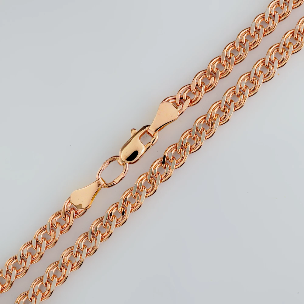 Цепь из красного золота 585 пробы