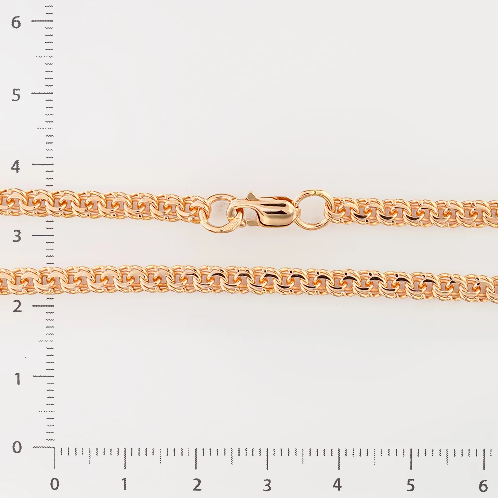 Цепь из красного золота 585 пробы