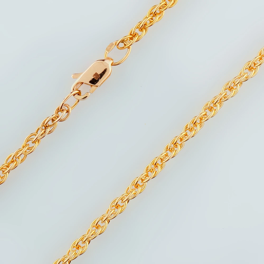 Цепь из красного золота 585 пробы