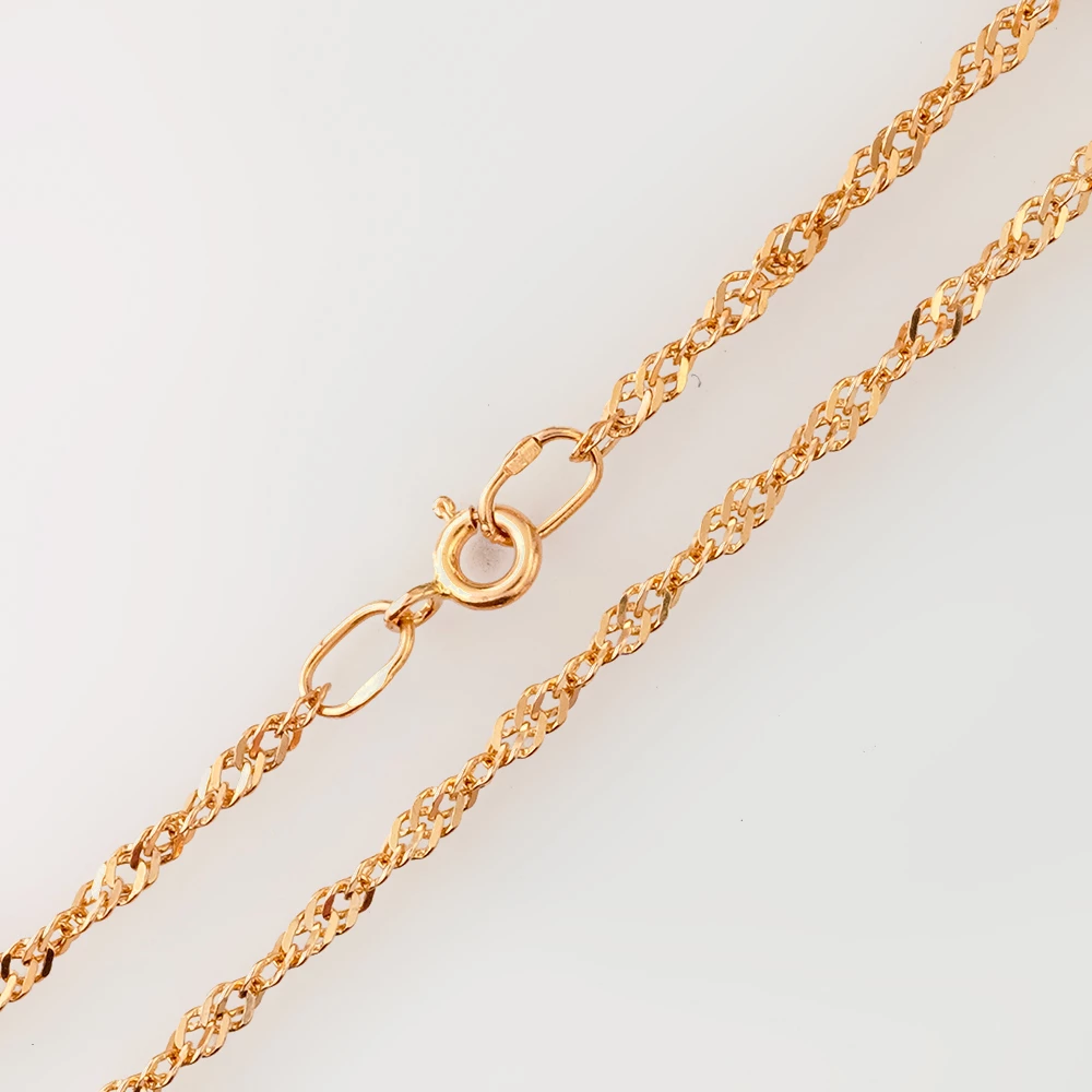 Цепь из красного золота 585 пробы