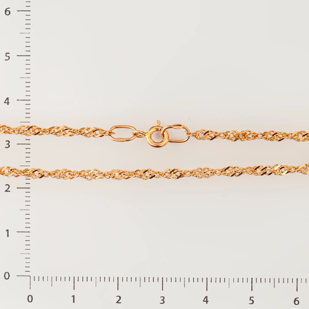 Цепь из красного золота 585 пробы