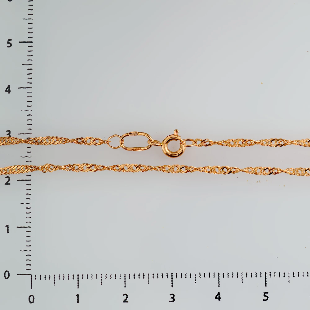 Цепь из красного золота 585 пробы