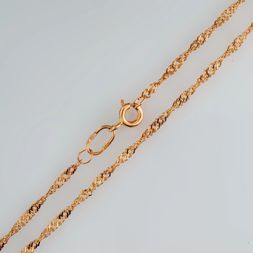 Цепь из красного золота 585 пробы