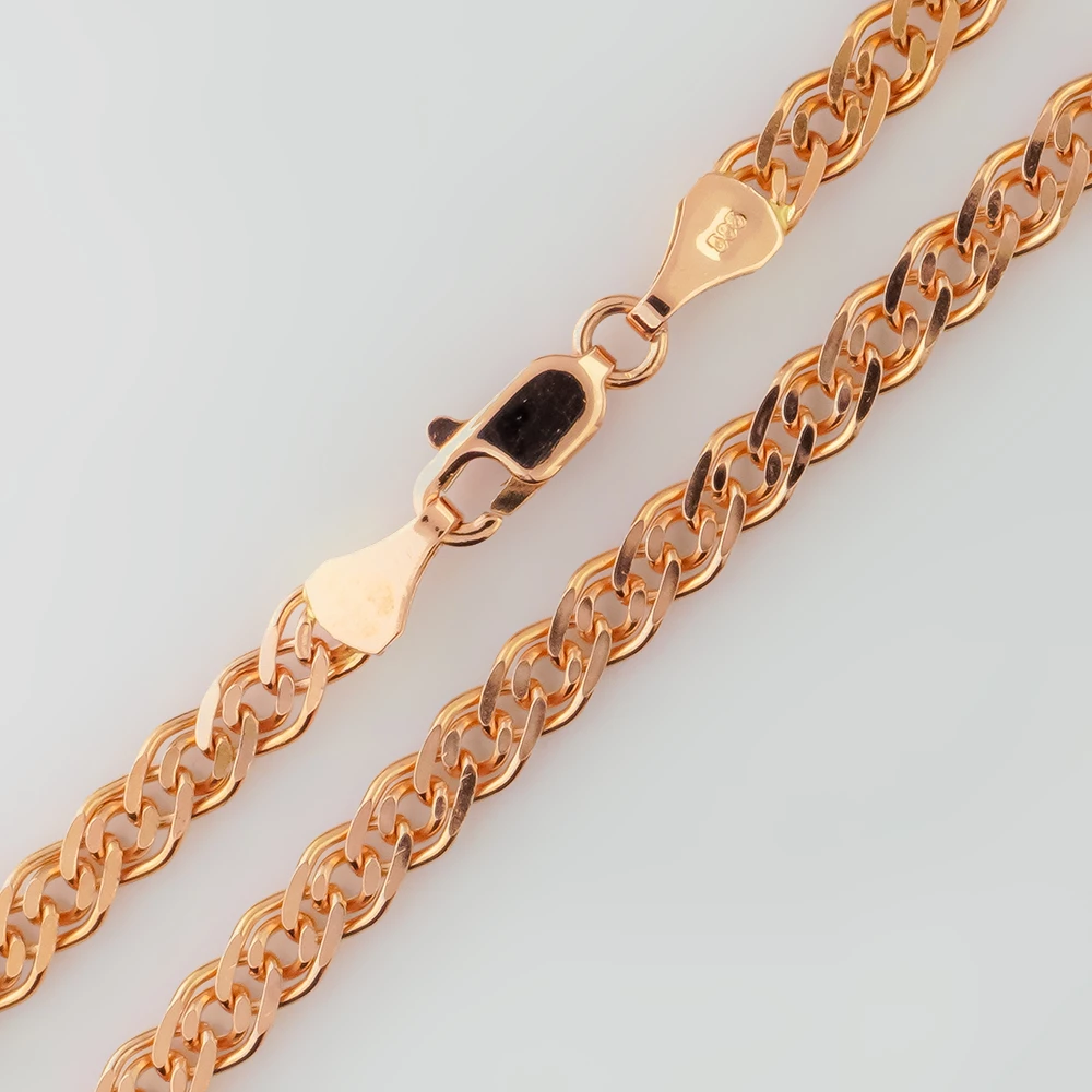 Цепь из красного золота 585 пробы