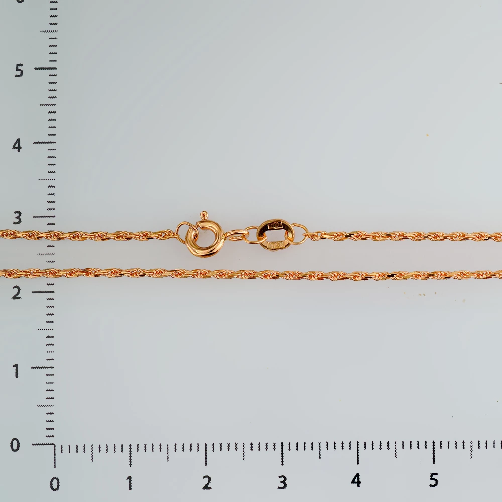 Цепь из красного золота 585 пробы