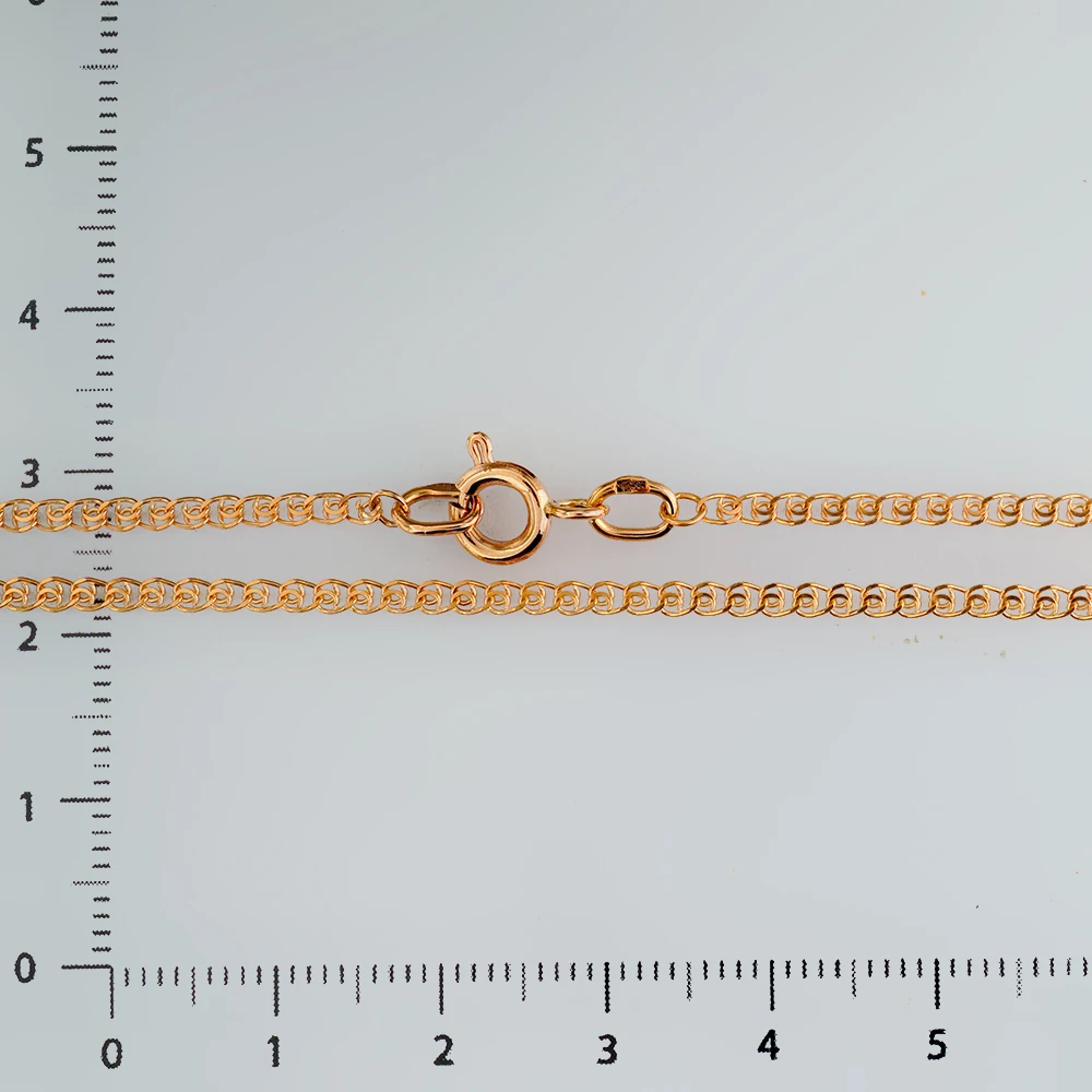 Цепь из красного золота 585 пробы