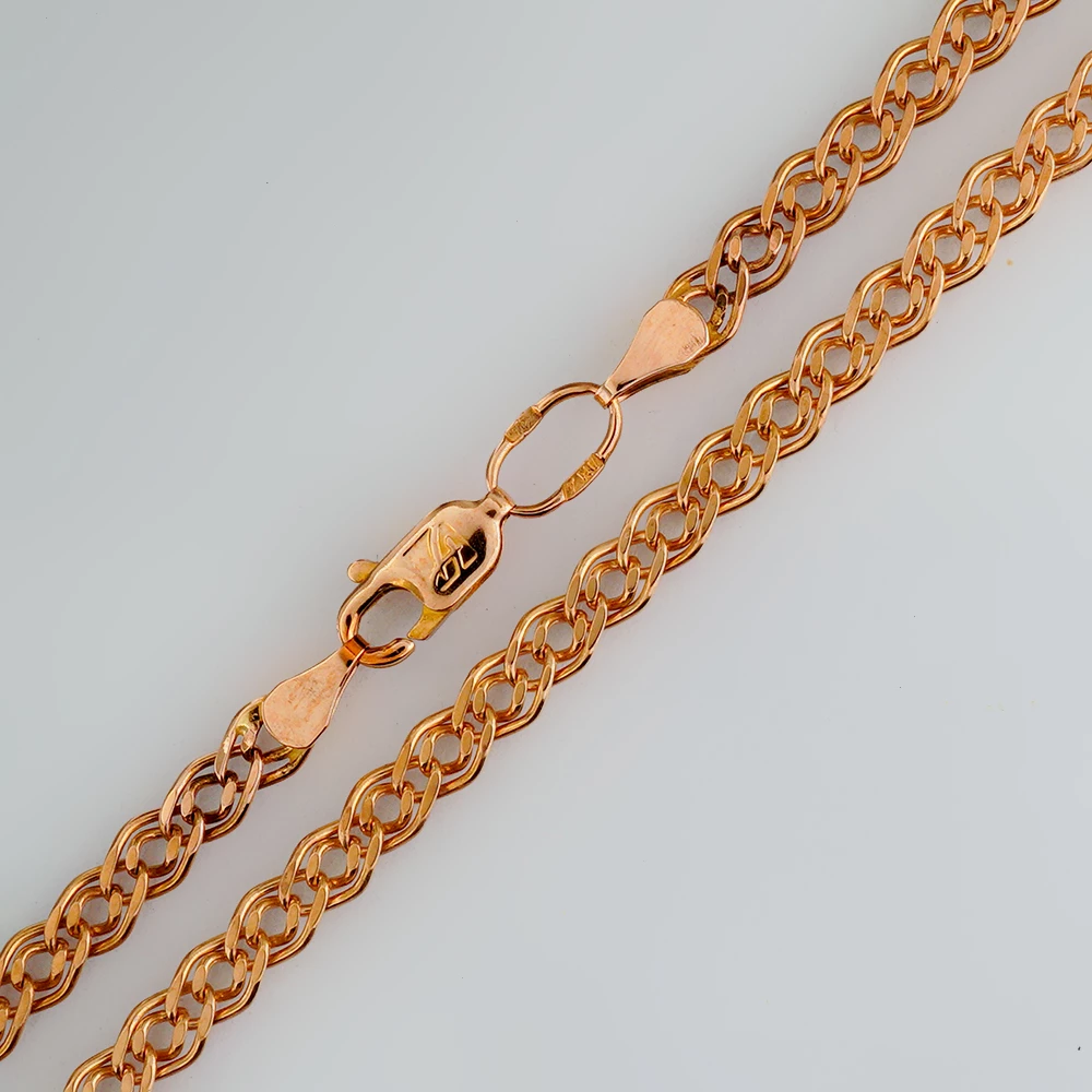 Цепь из красного золота 585 пробы