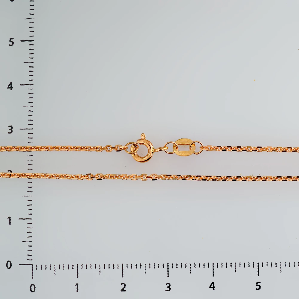 Цепь из красного золота 585 пробы